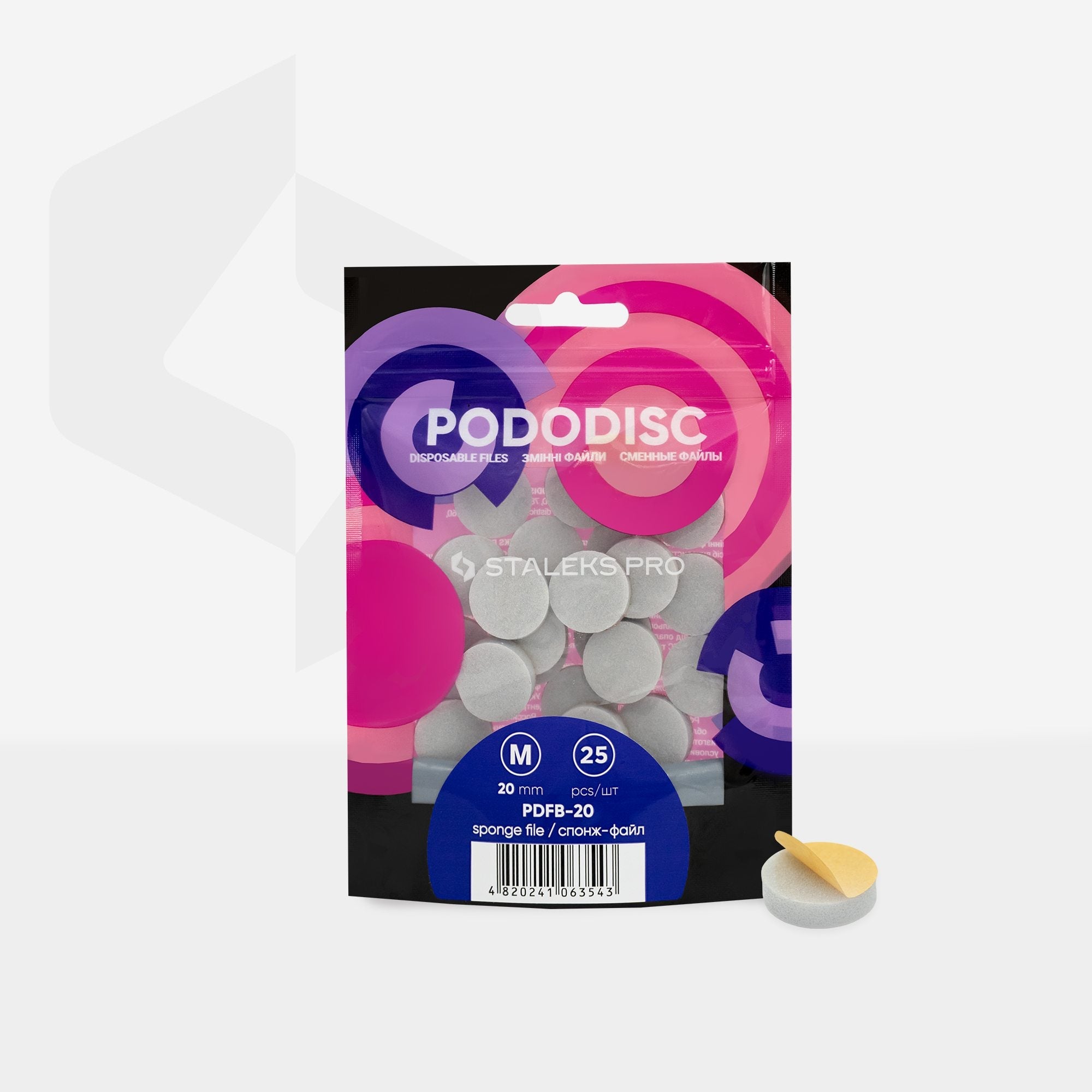 File esponja para Podo disco