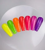 NAILSOFTHEDAY Gel Polish Banana-228 — esmalte semipermanente amarillo neón con cobertura total en una sola capa, 10 ml