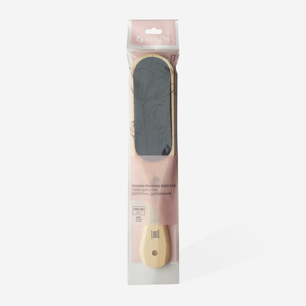 Lima para pedicura de madera Beauty & Care 10/1