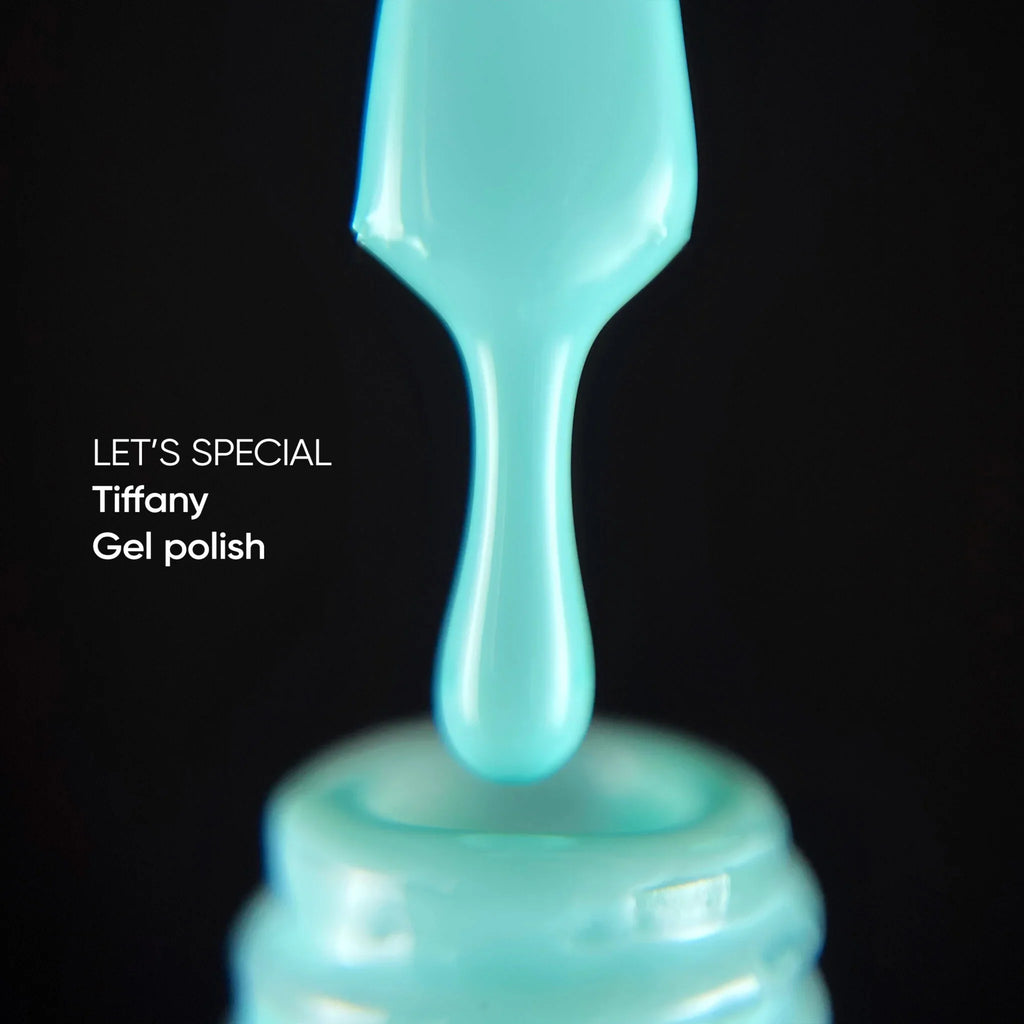 NAILSOFTHEDAY Let's Special Tiffany: esmalte semipermanente  de uñas  color turquesa suave que cubre en una capa, 10 ml