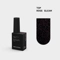BIBLIOTEKA “ROSE GLEAM” TOP COAT SIN CAPA PEGAJOSA CON FILTRO UV , 10 ML