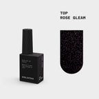 BIBLIOTEKA “ROSE GLEAM” TOP COAT SIN CAPA PEGAJOSA CON FILTRO UV , 10 ML
