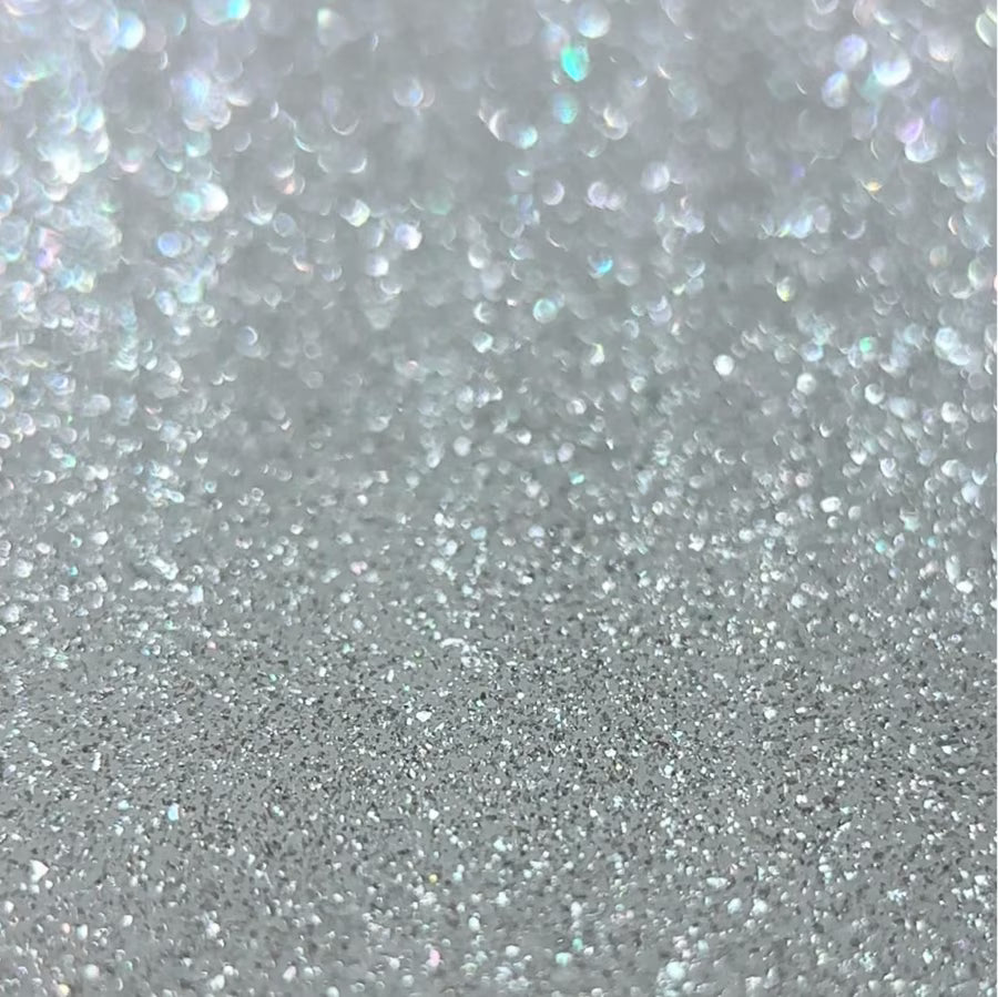BIBLIOTEKA Top Coat sin capa pegajosa con filtro UV — Silver Glow, 10 ml