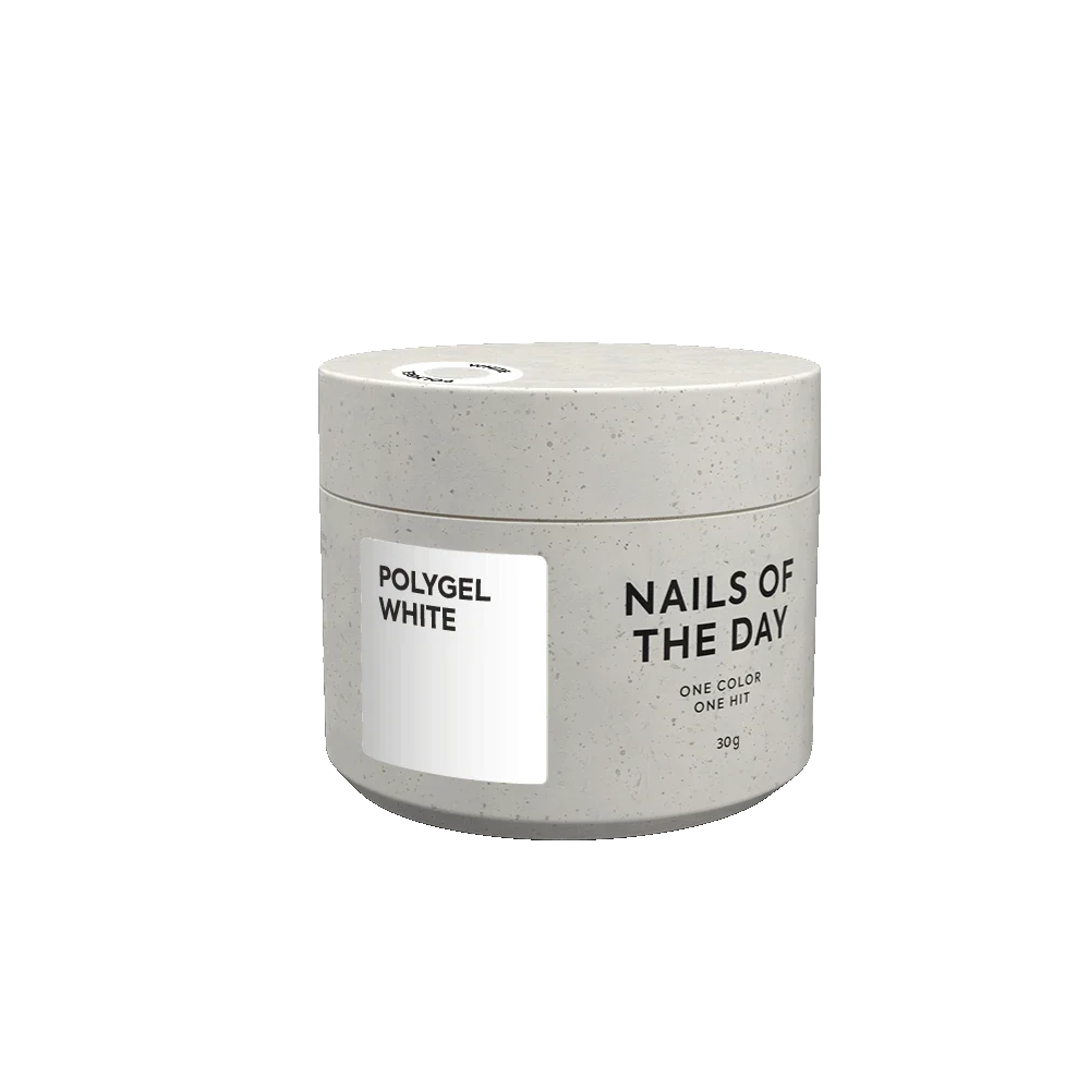 NAILSOFTHEDAY Polygel blanco — Polygel de grano fino color blanco, 30 g